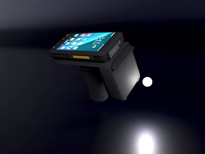 Portable Mobile Digital Scanner Device With LCD Screen And QR Code Scanning Function 3d model