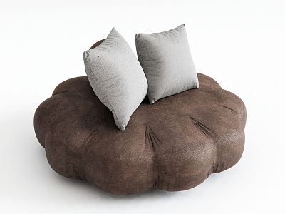 Modern Lazy Sofa Single Person Sofa Casual Sofa Round Sofa Petal Sofa Pillow model