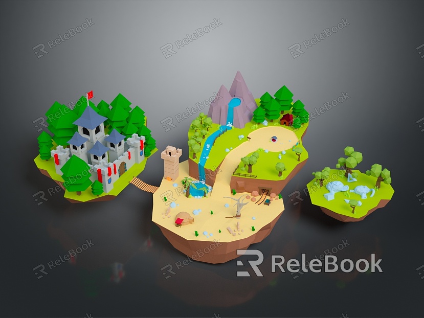 Game Environment Game Scene Fairy Tale Scene Fairy Tale Magic Scene Magic Item Fantasy Scene model