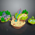 Game Environment Game Scene Fairy Tale Scene Fairy Tale Magic Scene Magic Item Fantasy Scene 3d model