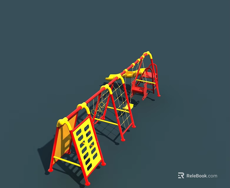 Elegant Modern Swing Door with Clear Glass Panel for Home Interior Design 3d model