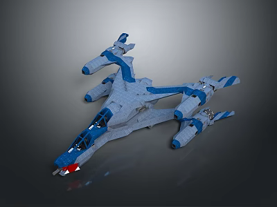 Modern fighter sci-fighter sci-fighter space fighter 3d model