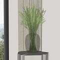 Modern Vase Flower Art Glass Vase Flower Art 3d model