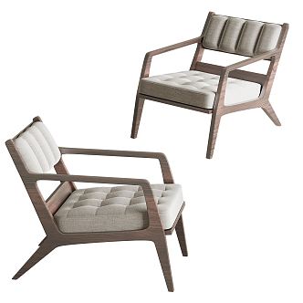 modern armchair single chair 3d model