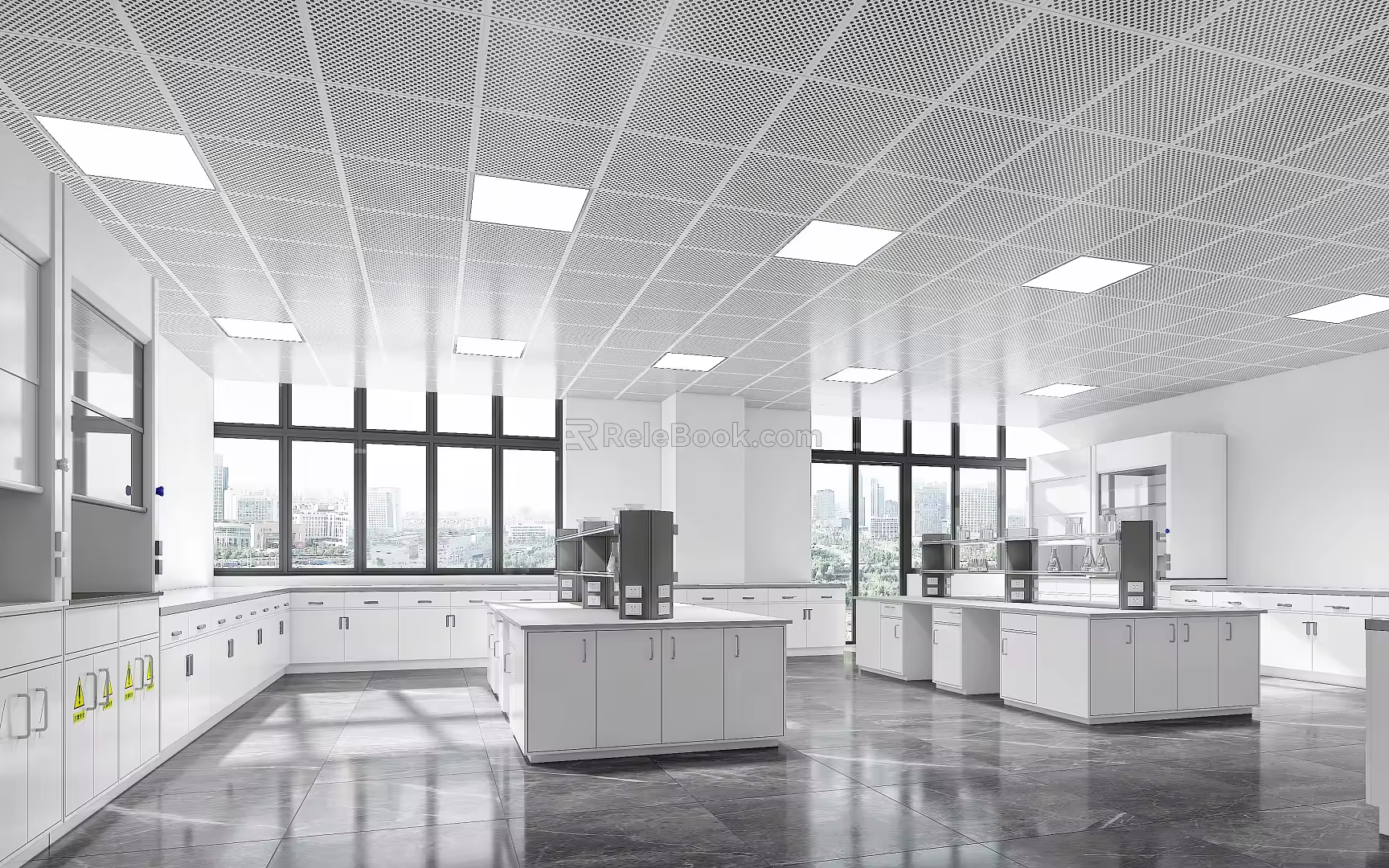 Modern Laboratory 3d model