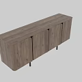 Modern Wooden Dresser With Minimalist Design And Spacious Storage Drawers For Bedroom