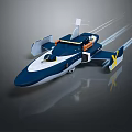 Modern fighter sci-fighter next-generation fighter sci-fighter 3d model