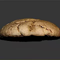 Golden Brown Round Biscuit With Cracked Surface And Crunchy Texture For Daily Snack