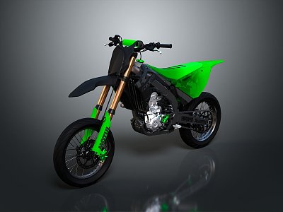 Motorcycle Two-wheeled Motorcycle Cross-country Motorcycle Road Race Motorcycle Motor Vehicle Transport 3d model