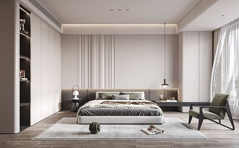 Modern Bedroom 3d model