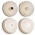 Modern Minimalist Round Wall Lamp With Textured Finish And Multiple Color Options