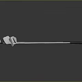 Multiple Golf Clubs Neatly Arranged With Golf Ball On Dark Reflective Background
