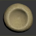 Natural Rustic Stone Decorative Bowl With Round Shape And Rough Textured Surface For Home Interior
