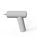 White Portable Handheld Electric Tool With Ergonomic Handle And Metal Tip
