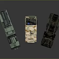Military Vehicles Showcasing Different Camouflage Patterns Armored Structures And Tactical Designs 3d model