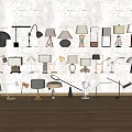 Table Lamp Combination New Chinese Style Table Lamp Middle Ancient Table Lamp Modern Table Lamp 3d model