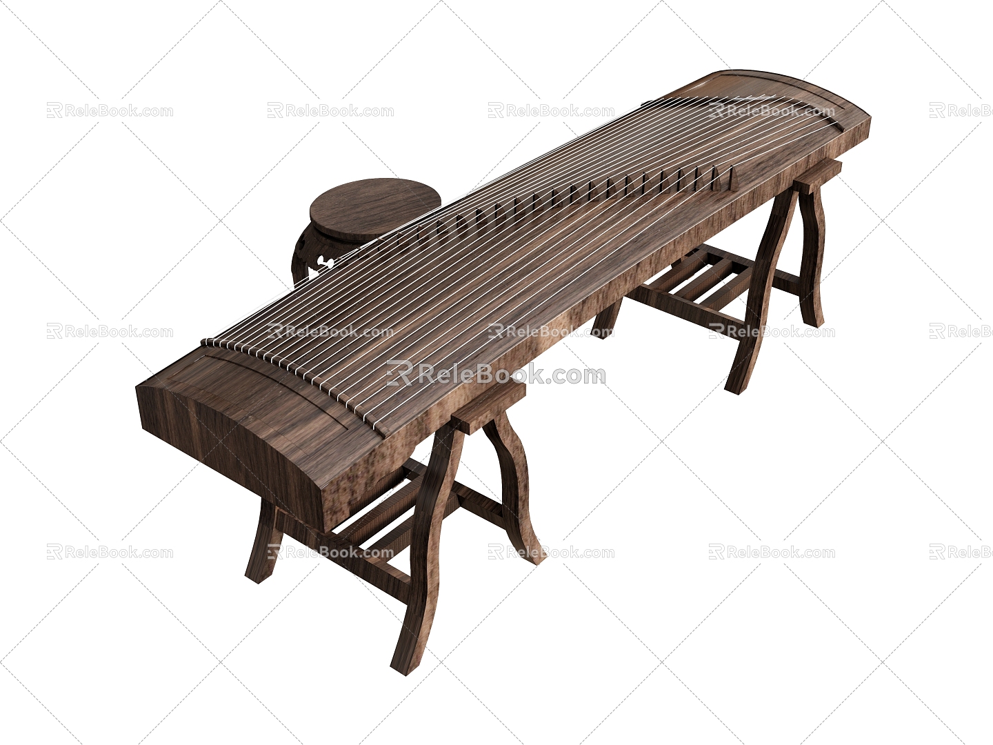 Musical Instruments Guzheng Guqin Stool Guzheng Rack model