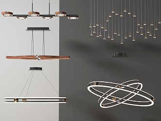 Light Luxury Chandelier 3d model