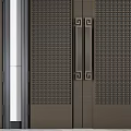 New Chinese-style security door 3d model