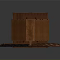 Wooden Windmill Model With Rotating Blades And Tower Base Structure