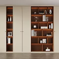 Middle Style Bookcase 3d model