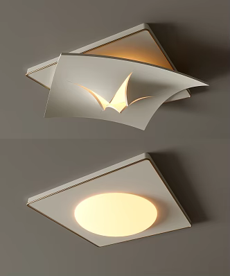 Ceiling lamp round ceiling lamp bedroom lamp artistic modeling lamps fashion living room lamp 3d model