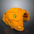 Yellow Baseball Glove with E Logo and Stitching for Daily Life Supplies