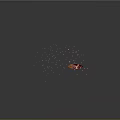 Game And Movie Characters Sitting On Wooden Boat With Floating Lanterns