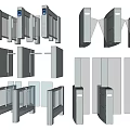 Public Facilities Various Turnstile Gate Designs For Access Control And Security Management