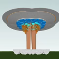 Component Column Modern Special-Shaped Column Modeling Column Decorative Column 3d model