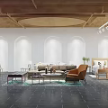 Furniture Store Interior With Modern Sofas Armchairs Coffee Tables And Decor