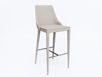 Modern Bar Chair Leisure Chair 3d model