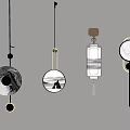 Stylish Modern Wall Lamps with Diverse Designs Metal Frames and Artistic Patterns for Interior Decoration