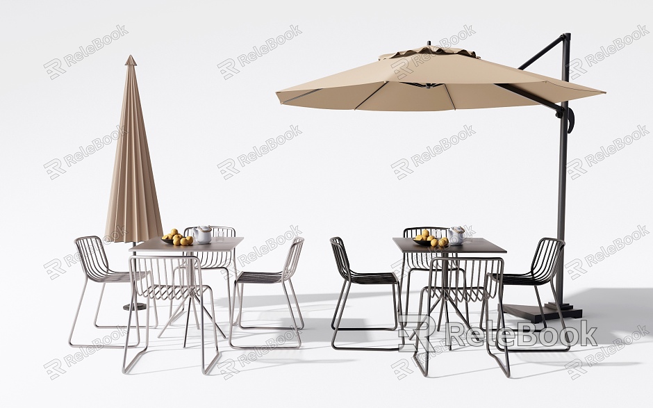 Modern outdoor tables and chairs model