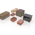 Wooden Storage Boxes In Various Sizes And Colors For Home Organization