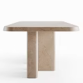 Minimalist Modern Marble Dining Table Design With Sleek Leg Structure And Home Decor Appeal