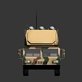Camouflage Military Vehicle Truck Equipped with Multiple Long Range Missile Launchers