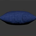 Blue Textured Fabric Decorative Pillow for Home Sofa and Living Room