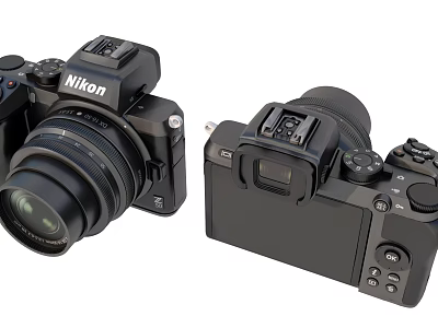 Nikon Z50 camera 3d model