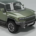 Green Modern SUV With Panoramic Sunroof Large Wheels And Rugged Exterior Design