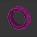 Durable Automotive Tire with Detailed Tread Design as Essential Car Component