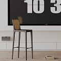 Modern Bar Chair 3d model