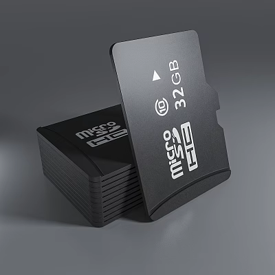 Modern Memory Card 3d model Modern Memory Card 3d model