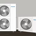 Modern air conditioner external unit 3d model