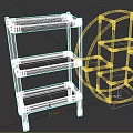 Wooden Shelving Units Square And Circular Design With Wicker Shelves Multi Tiered Storage