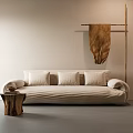 Wind double sofa 3d model