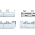 Modern Reception Desk Reception Desk 3d model