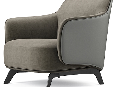 Modern Poliform Single Sofa 3d model