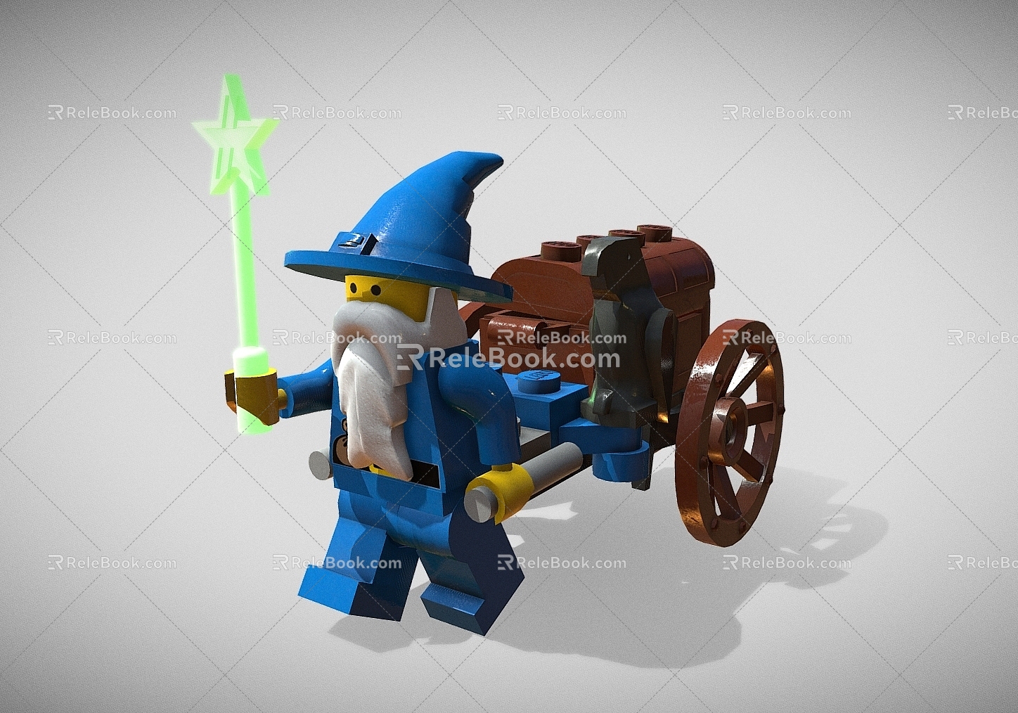 Lego 2891 suit Wizard Car 3d model