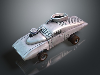 Modern Suspension Car Future Flying Car Future Car Flying Car 3d model